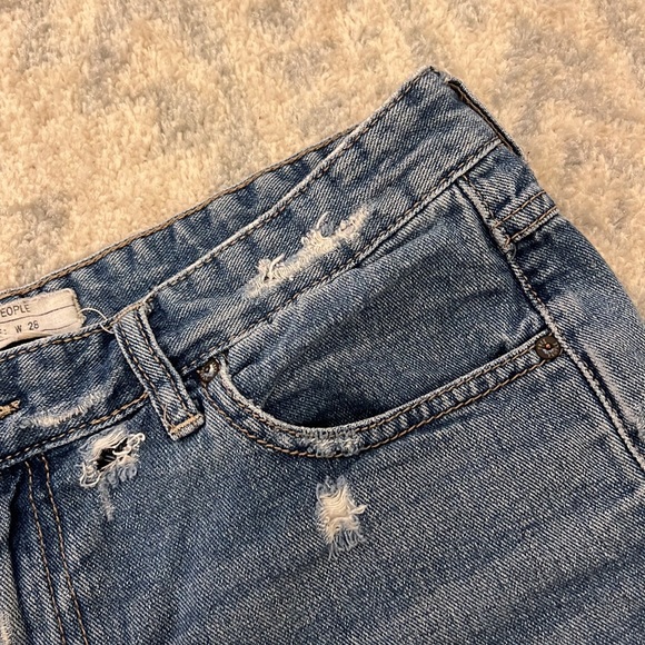 Free People Dolphin Hem Shorts 26 - Picture 5 of 6